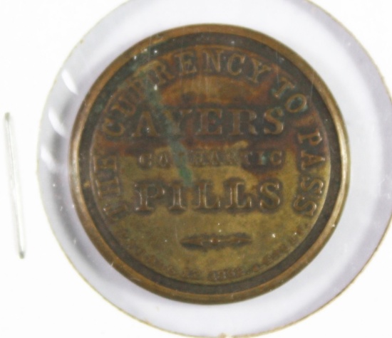 3 CENTS AYERS CATHARTIC PILLS