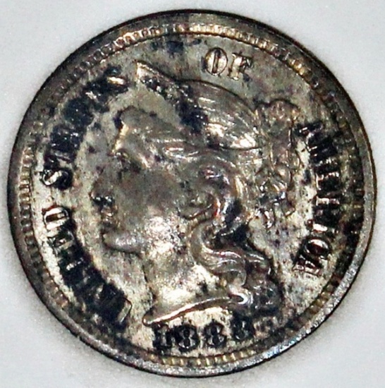 1883 THREE CENT NICKEL