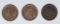 1849, 1851, AND 1854 U.S. LARGE CENTS