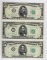 (3) 1950-C $5.00 FEDERAL RESERVE NOTES