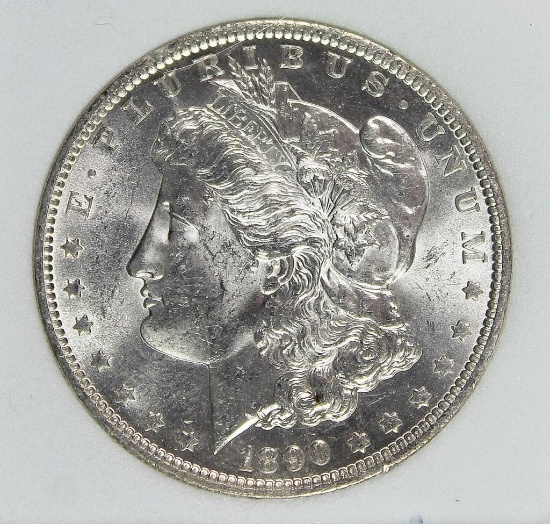 1890-O MORGAN SILVER DOLLAR