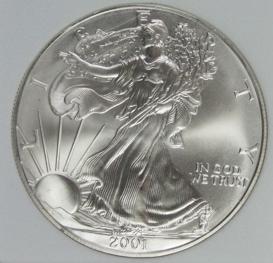 2001 AMERICAN SILVER EAGLE