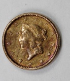1851 $1.00 GOLD