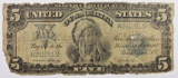 1899 $5.00 SILVER CERTIFICATE