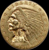 1915 $2.50 INDIAN GOLD