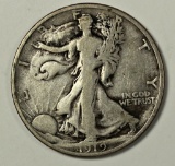 1919-D WALKING LIBERTY HALF DOLLAR