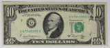 1981 $10.00 FEDERAL RESERVE NOTE