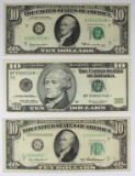 $10.00  FEDERAL RESERVE NOTES: STAR NOTES