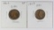 1859 AND 1862 INDIAN CENTS