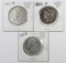 (3) MORGAN SILVER DOLLARS