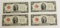 (3) 1928-G AND (1) 1928-F U.S. NOTES