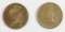 1862 AND 1859 INDIAN CENTS