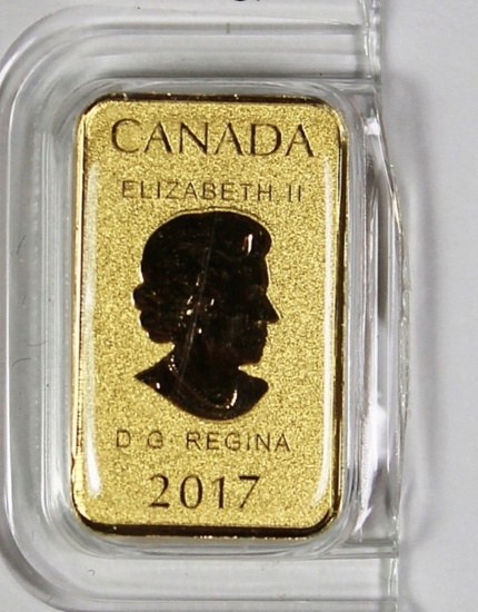 2017 1/10 OZ CANADA .999