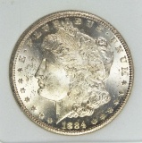 1884-CC MORGAN SILVER DOLLAR