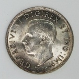 1938 CANADA SILVER DOLLAR