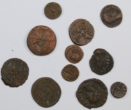 LOT OF 11 ANCIENT ROMAN BRONZES