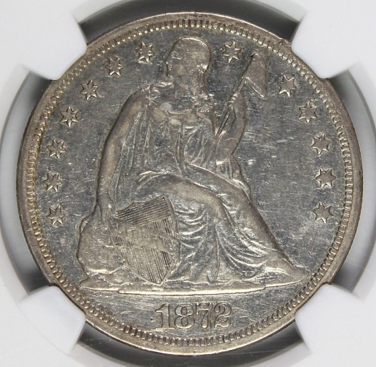 1872 SEATED DOLLAR