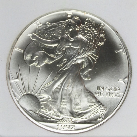 1992 AMERICAN SILVER EAGLE