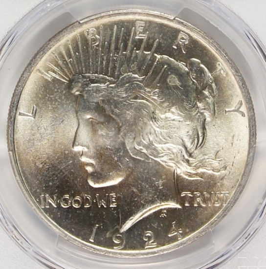 1924 PEACE SILVER DOLLAR