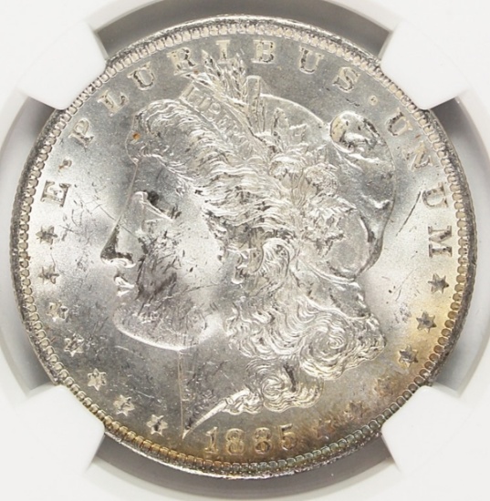 1885-O MORGAN SILVER DOLLAR