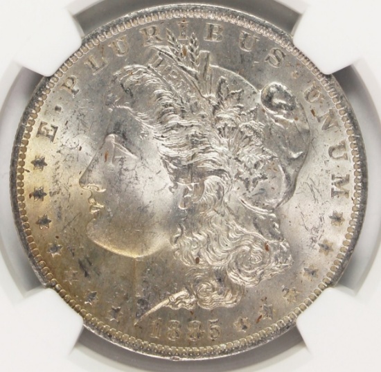 1885-O MORGAN SILVER DOLLAR