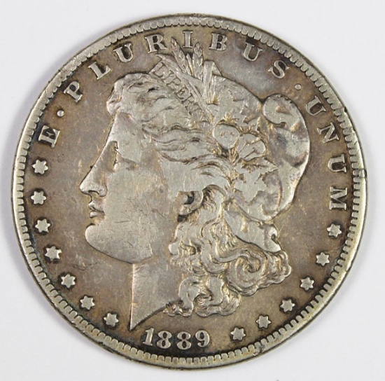 1889-CC MORGAN SILVER DOLLAR