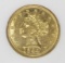 1844-D $2.50 GOLD