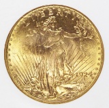 1924 $20 ST. GAUDEN'S GOLD