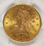1901-S $10 GOLD LIBERTY