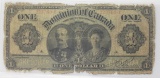 1911 $1.00 DOMINION CANADA LARD AND LADY