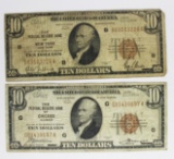 1929 $10 FEDERAL RESERVE NOTES