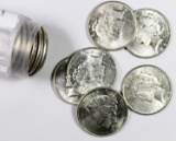 ROLL (20) 1923-D PEACE SILVER DOLLARS