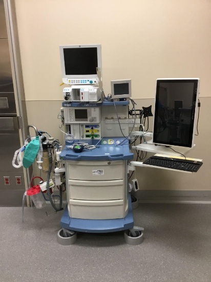 Drager Fabius GS Anesthesia with Patient Monitor