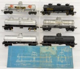Six O scale tank cars Thomas IMP & scratch built