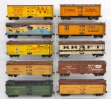Eleven vintage kit built O scale reefers Walthers All Nation etc
