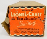 Original box ONLY for Lionel Craft MB 43 pleasure boat 1936