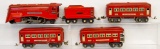 Lionel prewar O gauge Red Comet steam passenger set w 264E