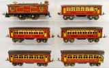 Lionel Ives transition 1651E electric locomotive and passenger cars