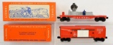 Lionel postwar O gauge unrun 6822 and NICE 6530 in original boxes
