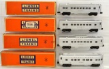 Lionel postwar O gauge 2432 2434 2435 2436 pass cars in original boxes NICE