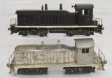 GM & scratch built NW-2 2 Rail O scale diesel switchers