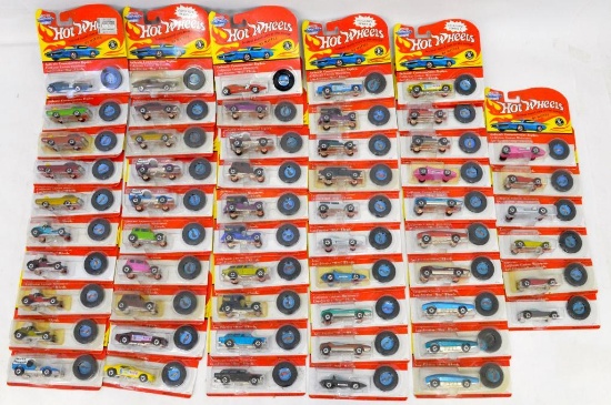 Fifty Six Mattel Hot Wheels Vintage Series cars in original boxes