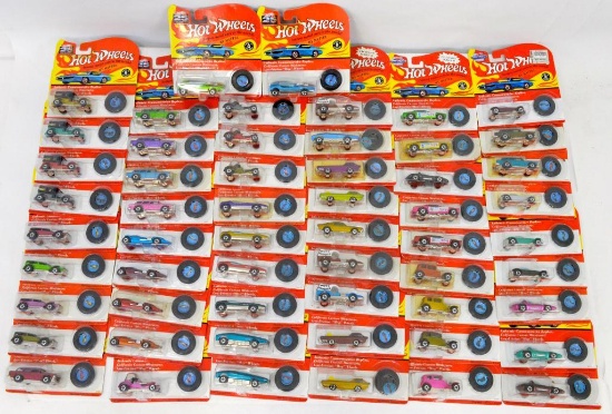 Fifty Six Mattel Hot Wheels Vintage Series cars in original boxes