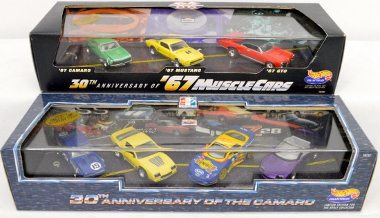 Hot wheels 30th Anniversary of the Camaro & 30th Anni of '67 Muscle Cars in OBs