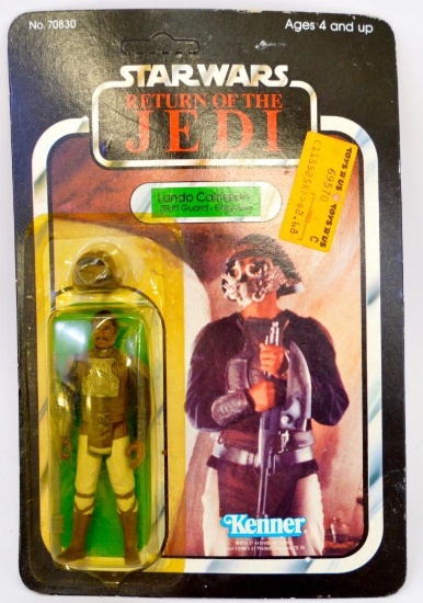 Unpunched Kenner ROTJ Lando Calrissian Skiff Guard Disguise figure MOC