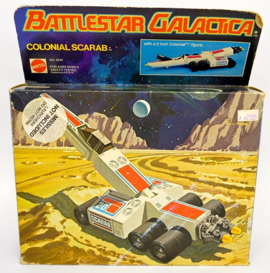Mattel Battlestar Galactica Colonial Scarab in original box NRFB