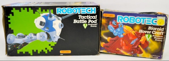 Two Matchbox Robotech Toys in original boxes