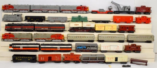 Five Marx O gauge train sets in original boxes