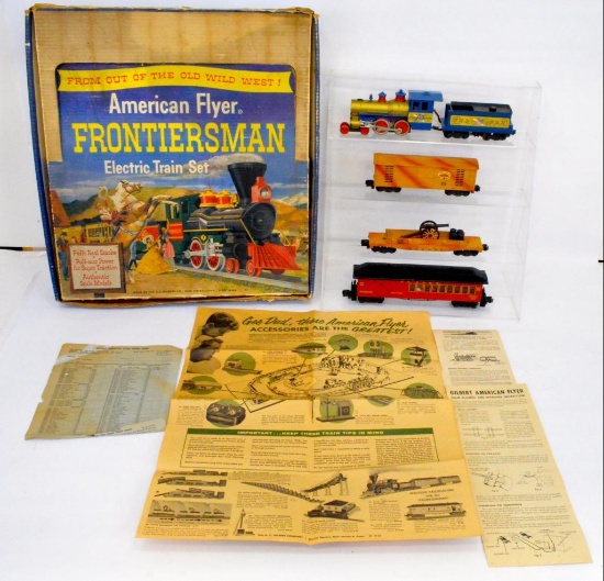 American Flyer postwar S gauge 20655 Frontiersman set in original box