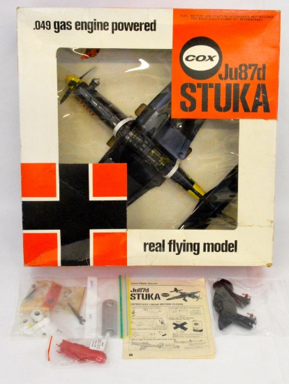 Cox Stuka Ju87d gas powered control line airplane in original box